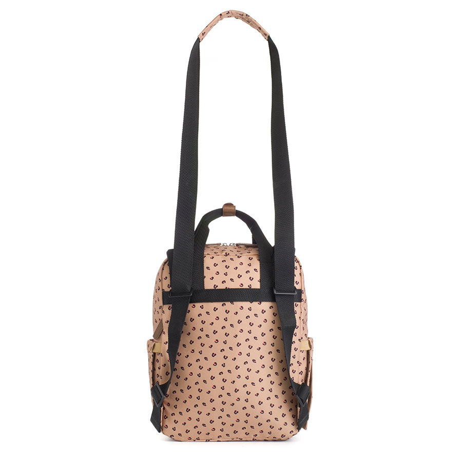 Georgi Eco Convertible Backpack Caramel Leopard – EasyTot