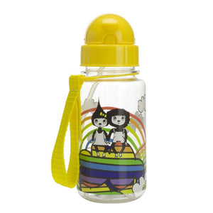 Zip and Zoe by Babymel drinking bottle with straw rainbow | water bottle | kids water bottle | BPA free bottle