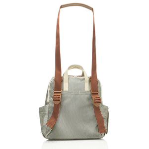 Robyn Eco Convertible Backpack Navy Stripe