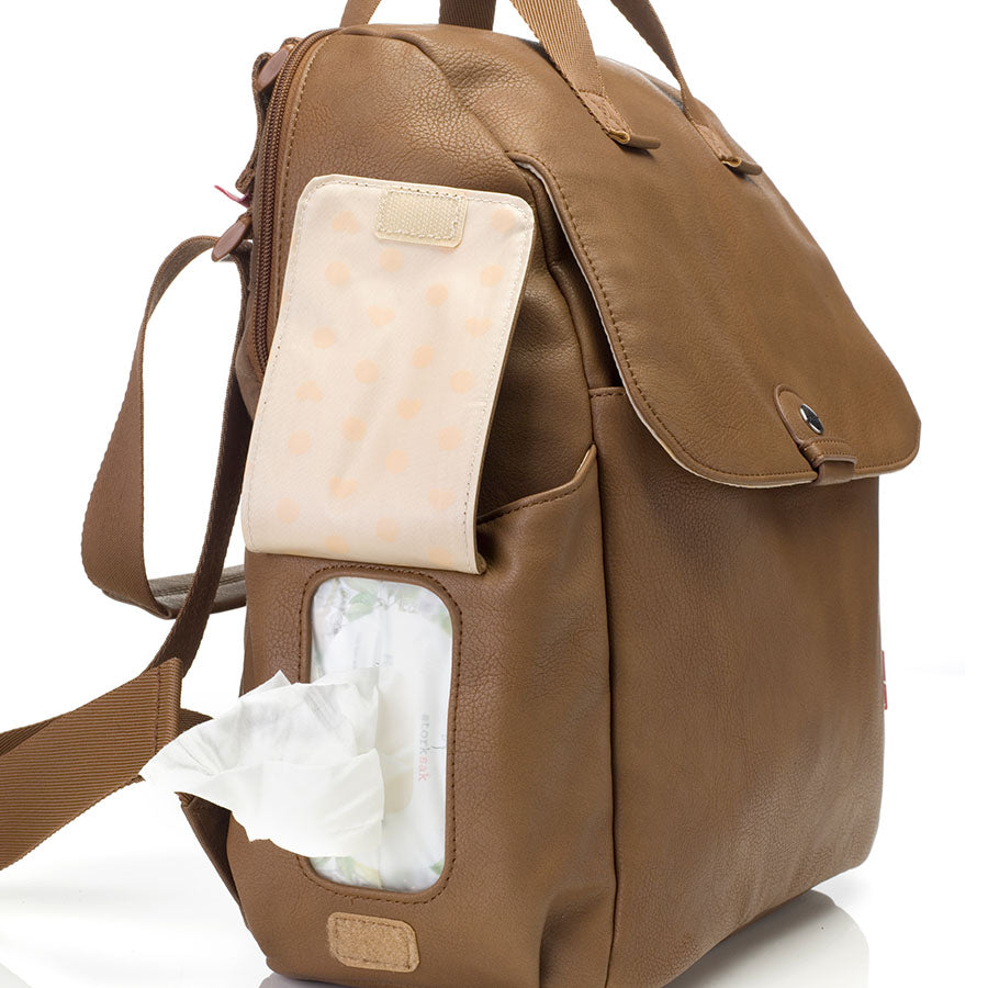 Babymel robyn best sale convertible backpack tan